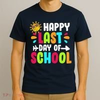 Happy Last Day Of School Sun T-Shirt thumb 3