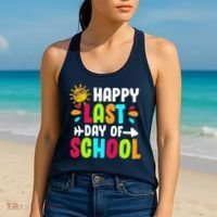 Happy Last Day Of School Sun Women's Tank Top thumb 2