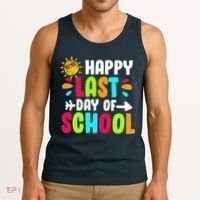 Happy Last Day Of School Sun Tank Top thumb 3