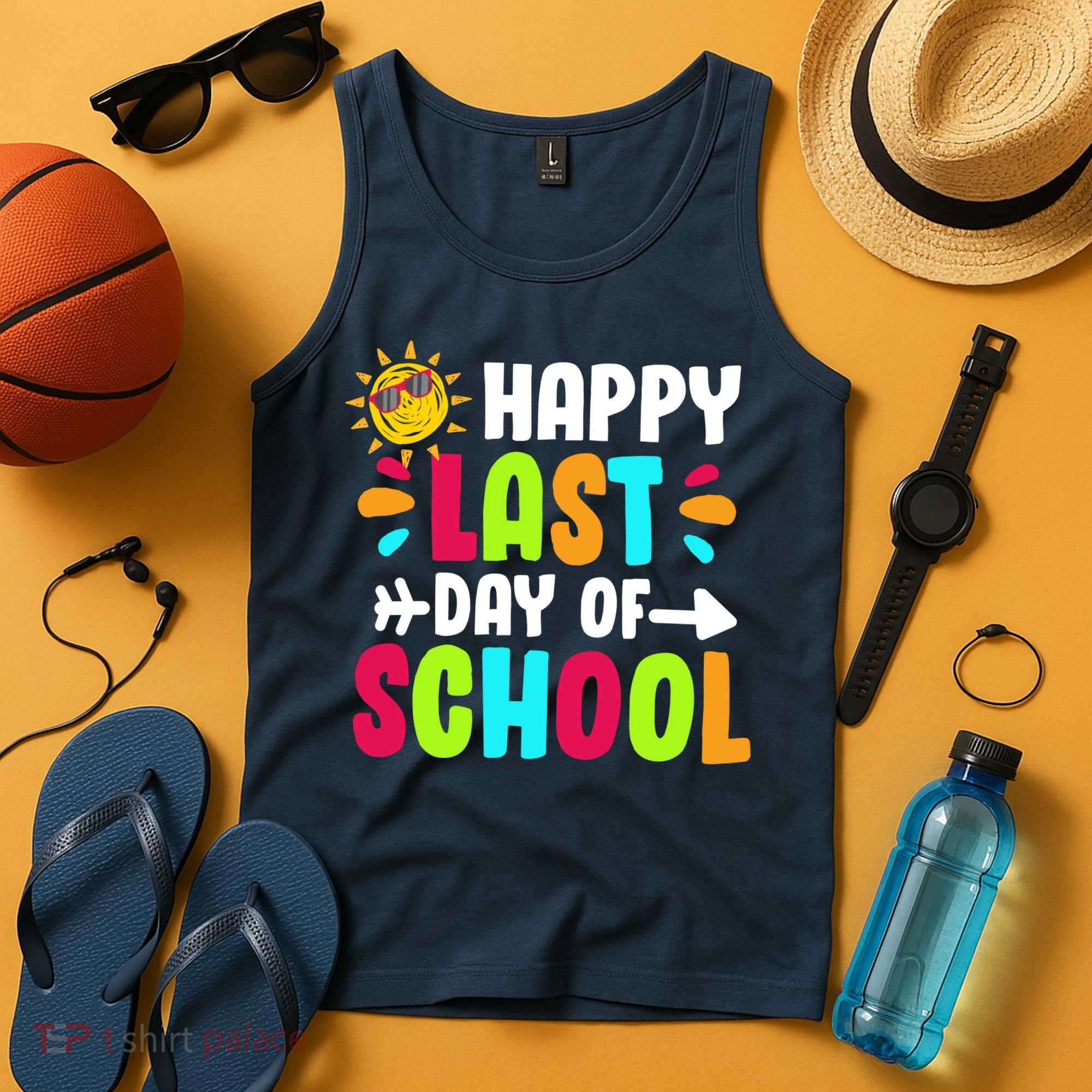 Happy Last Day Of School Sun Tank Top