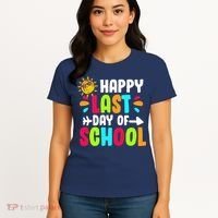 Happy Last Day Of School Sun Women's T-Shirt thumb 4
