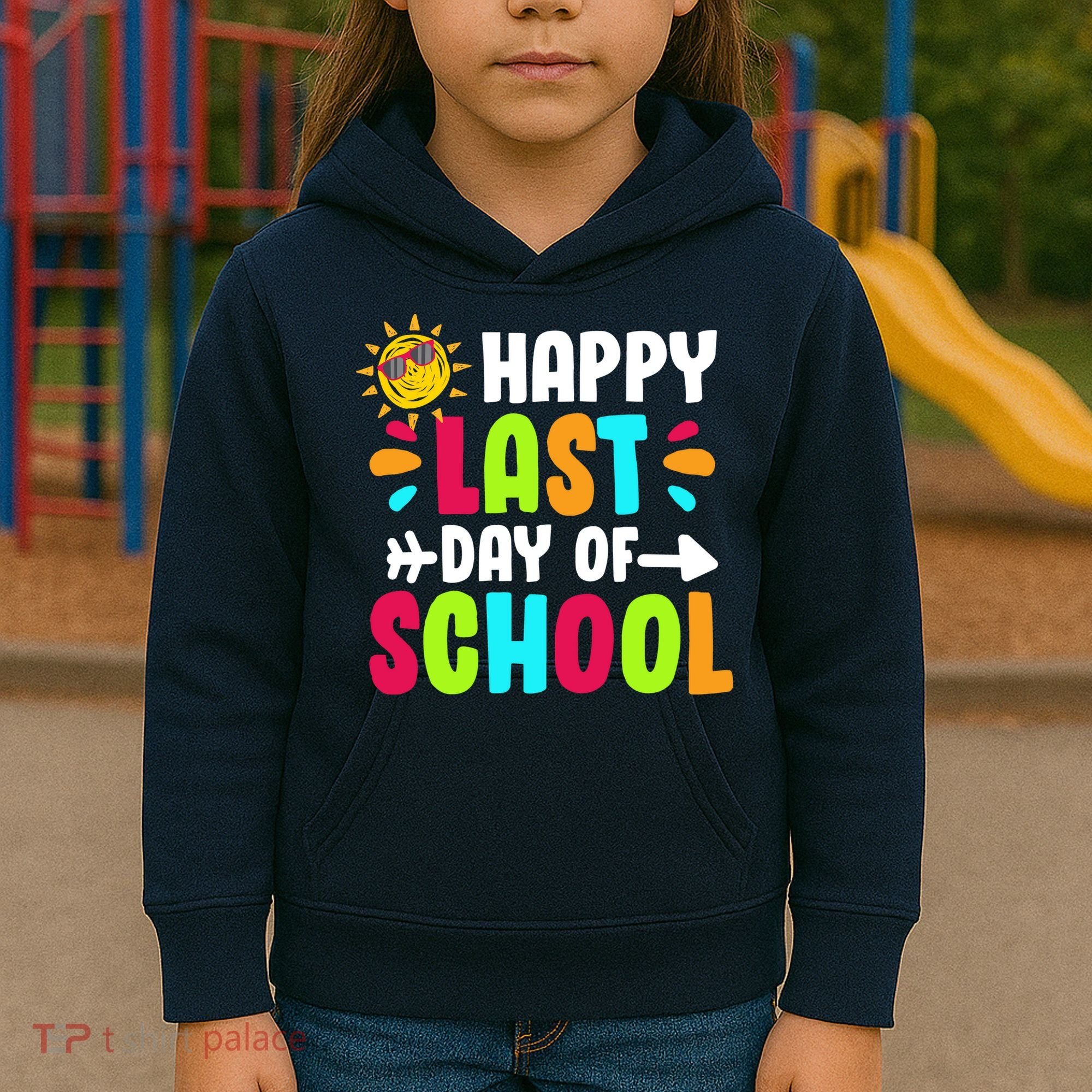 Happy Last Day Of School Sun Kids Hoodie