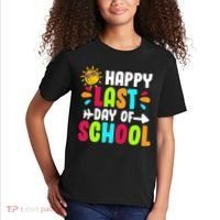 Happy Last Day Of School Sun Kids T-Shirt thumb 2