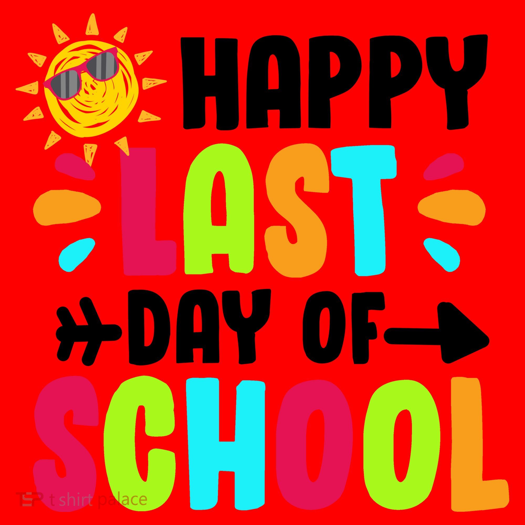 Happy Last Day Of School Sun Santa Hat