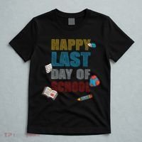 Happy Last Day Of School Supplies T-Shirt thumb 5