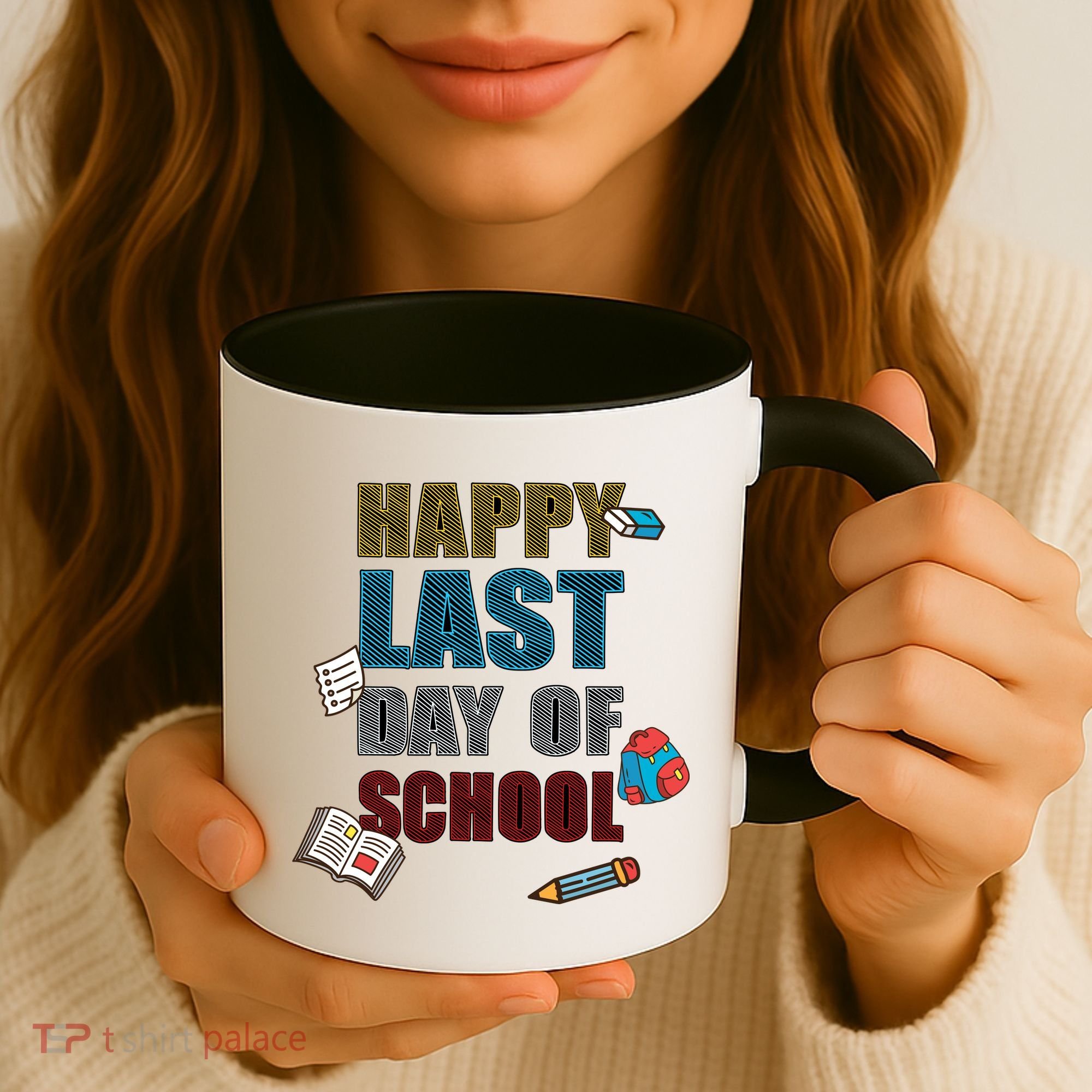 Happy Last Day Of School Supplies Coffee Mug