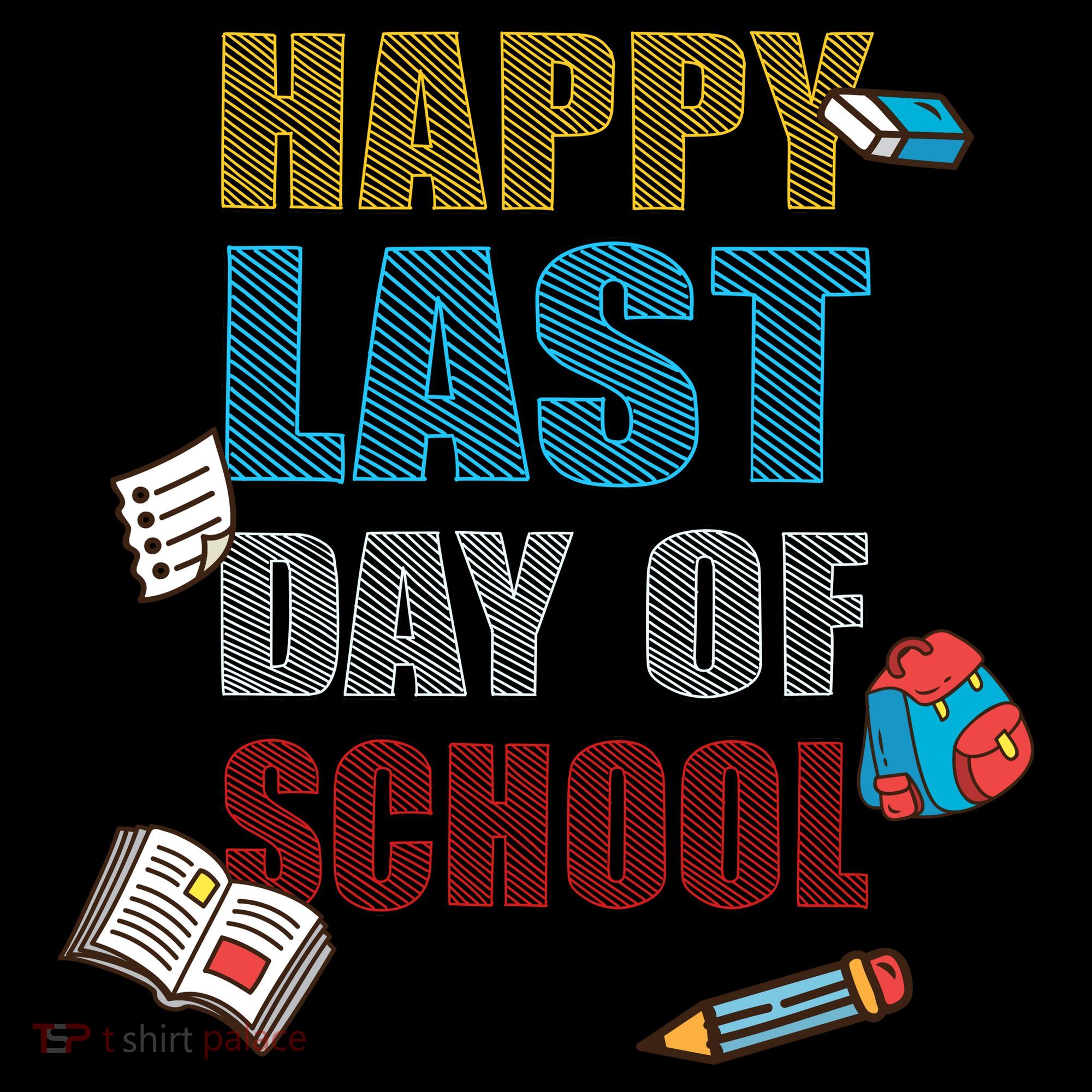 Happy Last Day Of School Supplies Coffee Mug