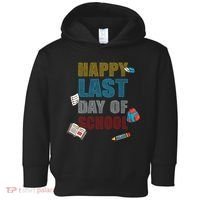 Happy Last Day Of School Supplies Toddler Hoodie thumb 0