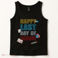 Happy Last Day Of School Supplies Tank Top thumb 2