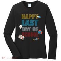 Happy Last Day Of School Supplies Women's Long Sleeve Shirt thumb 0