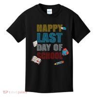 Happy Last Day Of School Supplies Kids T-Shirt thumb 0