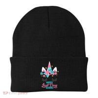 Happy Last Day Of School Unicorn Face Beanie thumb 0