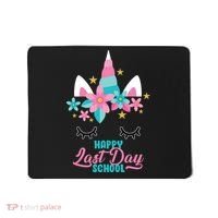 Happy Last Day Of School Unicorn Face Mousepad thumb 0