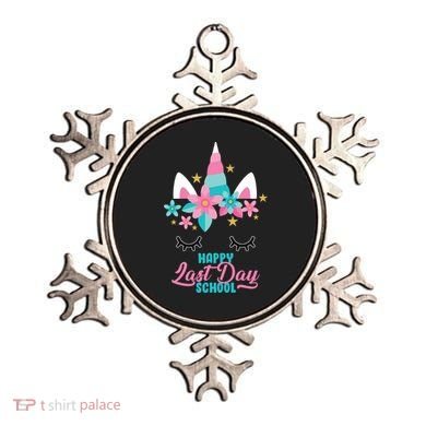Happy Last Day Of School Unicorn Face Ornament