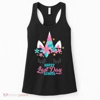 Happy Last Day Of School Unicorn Face Women's Tank Top thumb 0