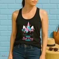 Happy Last Day Of School Unicorn Face Women's Tank Top thumb 2