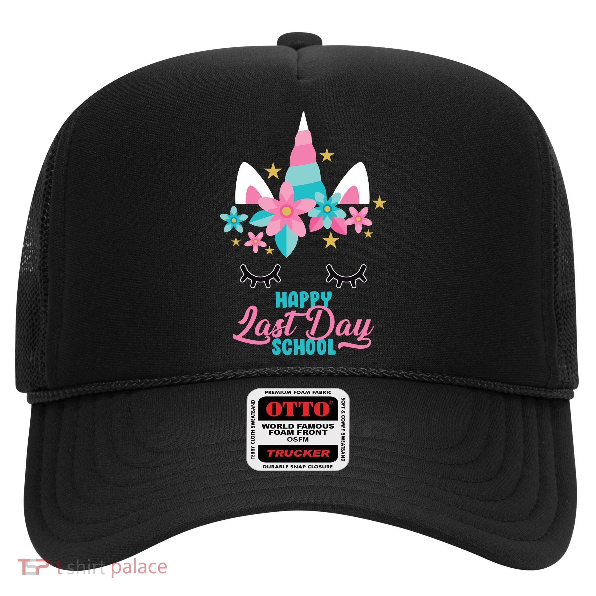 Happy Last Day Of School Unicorn Face Hat