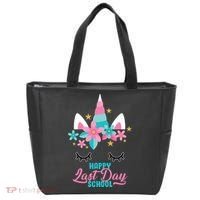 Happy Last Day Of School Unicorn Face Tote Bag thumb 0