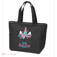 Happy Last Day Of School Unicorn Face Tote Bag thumb 3