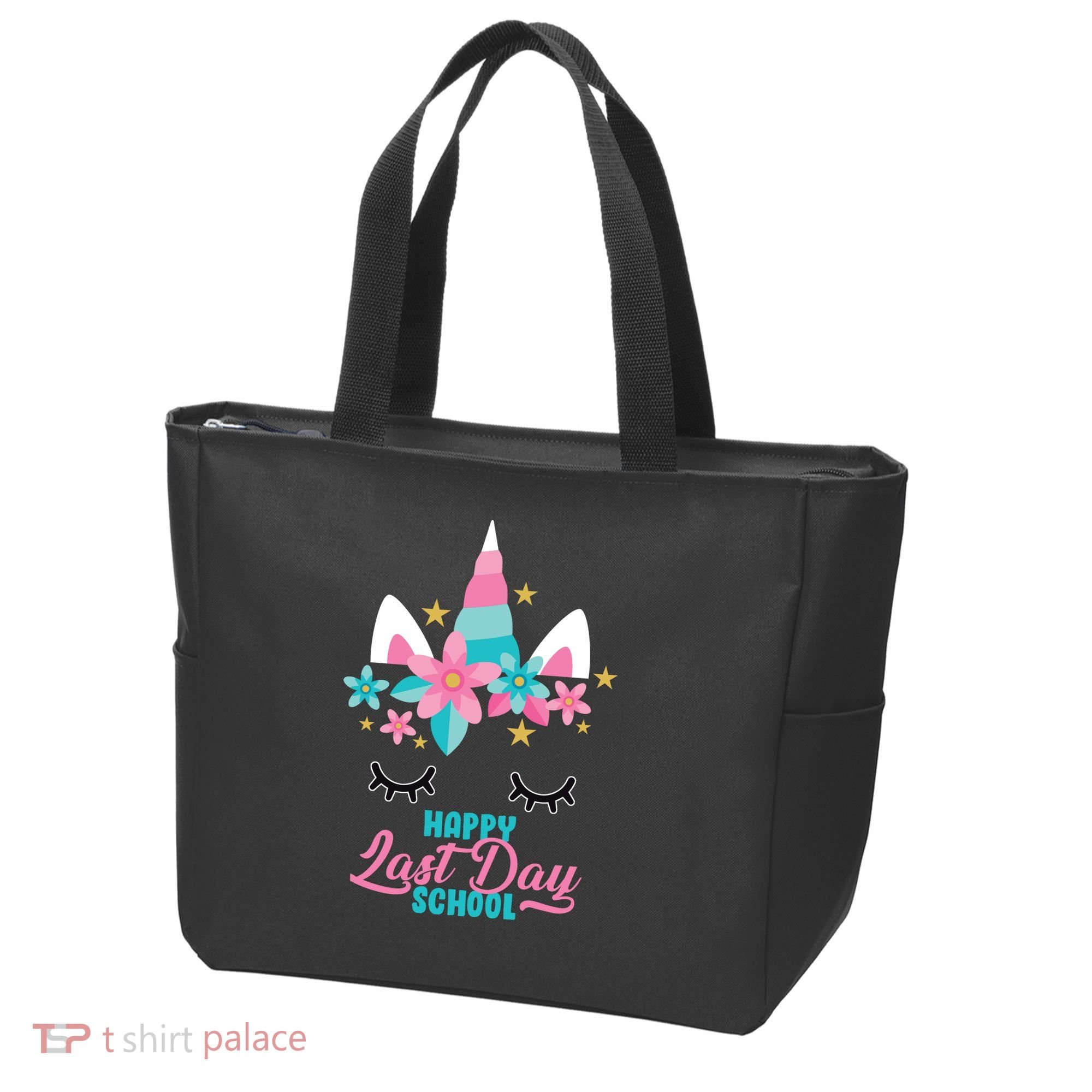Happy Last Day Of School Unicorn Face Tote Bag