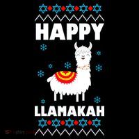 Happy Llamakah Llama Hanukkah Backpack thumb 2