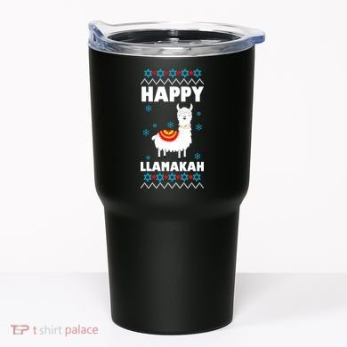 Happy Llamakah Llama Hanukkah Tumbler