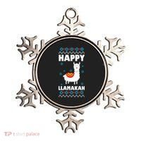 Happy Llamakah Llama Hanukkah Ornament thumb 0