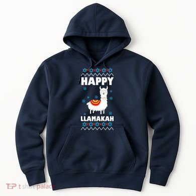 Happy Llamakah Llama Hanukkah Hoodie