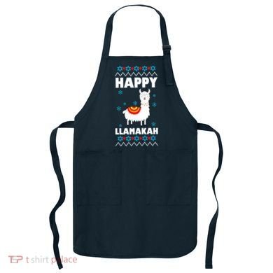 Happy Llamakah Llama Hanukkah Apron