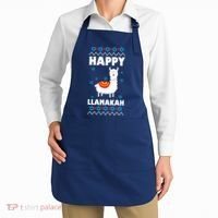 Happy Llamakah Llama Hanukkah Apron thumb 2