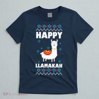 Happy Llamakah Llama Hanukkah T-Shirt thumb 5