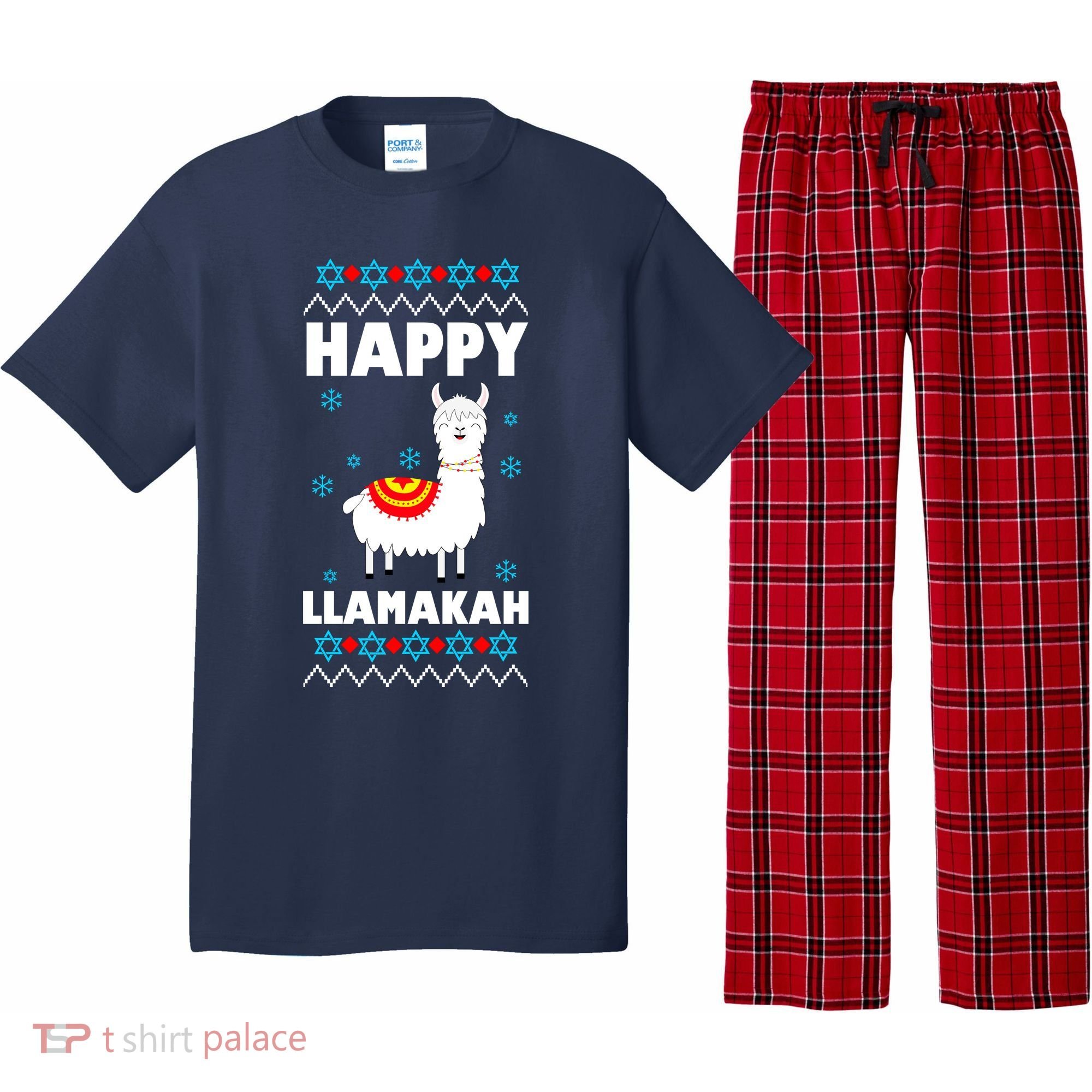 Happy Llamakah Llama Hanukkah Pajama Set