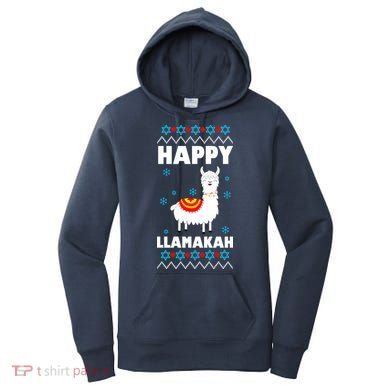 Happy Llamakah Llama Hanukkah Women's Hoodie
