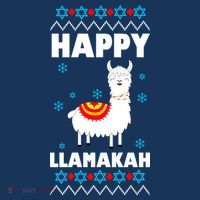 Happy Llamakah Llama Hanukkah Toddler Hoodie thumb 2