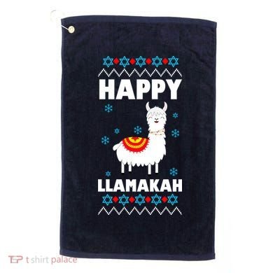 Happy Llamakah Llama Hanukkah Golf Towel