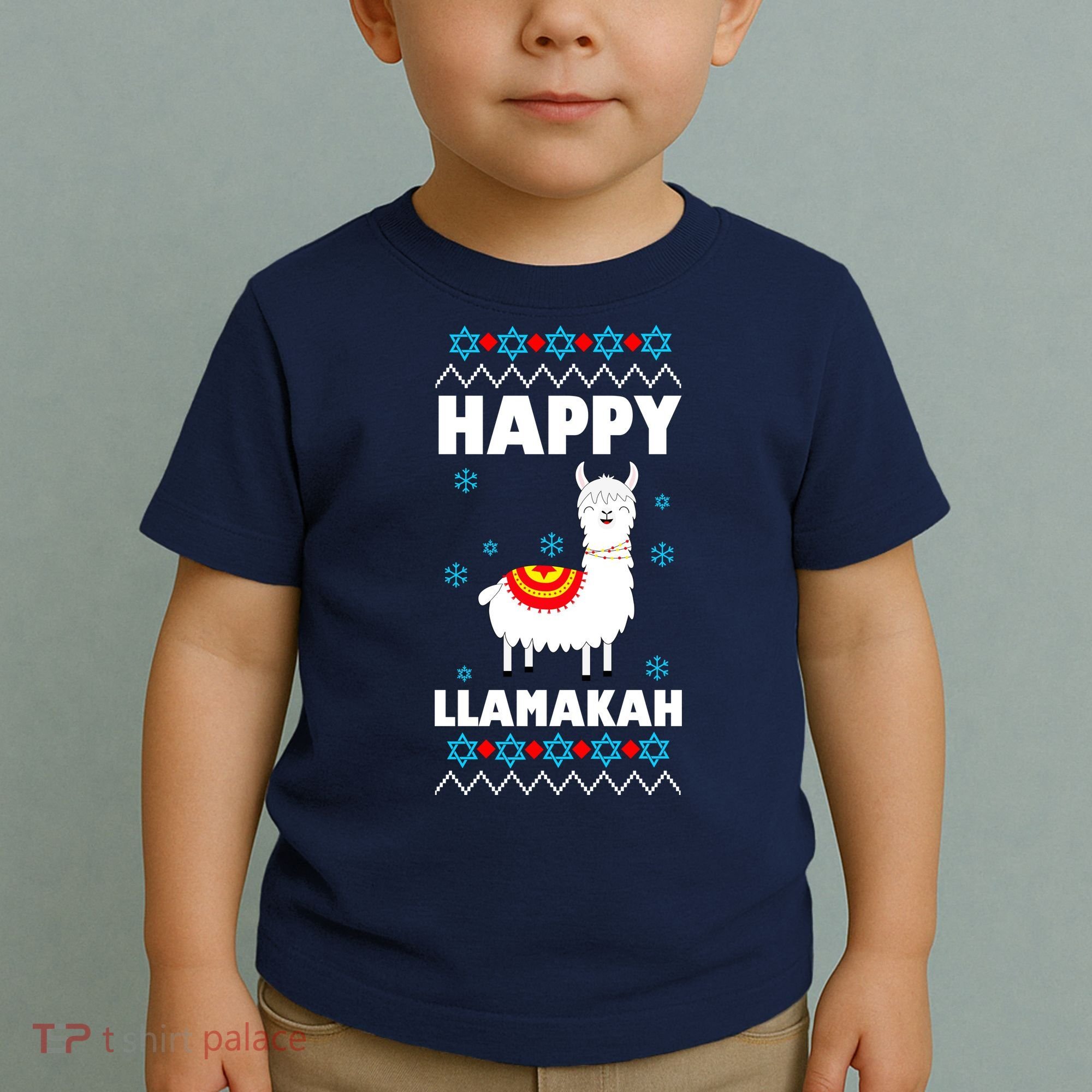 Happy Llamakah Llama Hanukkah Toddler T-Shirt