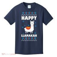 Happy Llamakah Llama Hanukkah Kids T-Shirt thumb 0