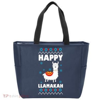 Happy Llamakah Llama Hanukkah Tote Bag