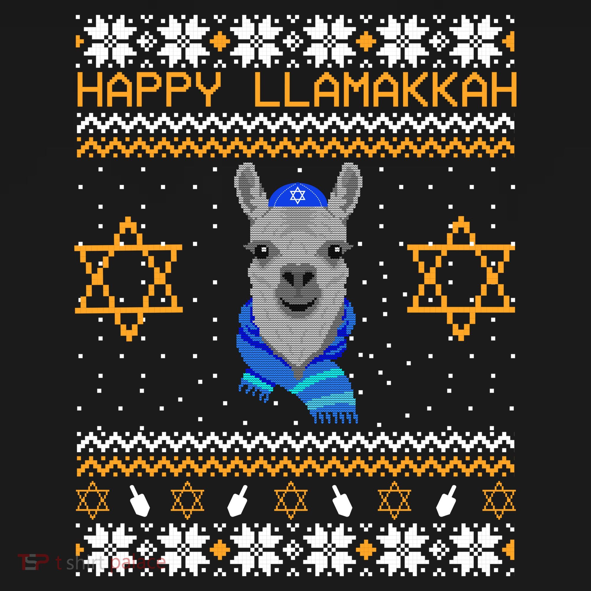 Happy Llamakah Ugly Hanukkah Backpack