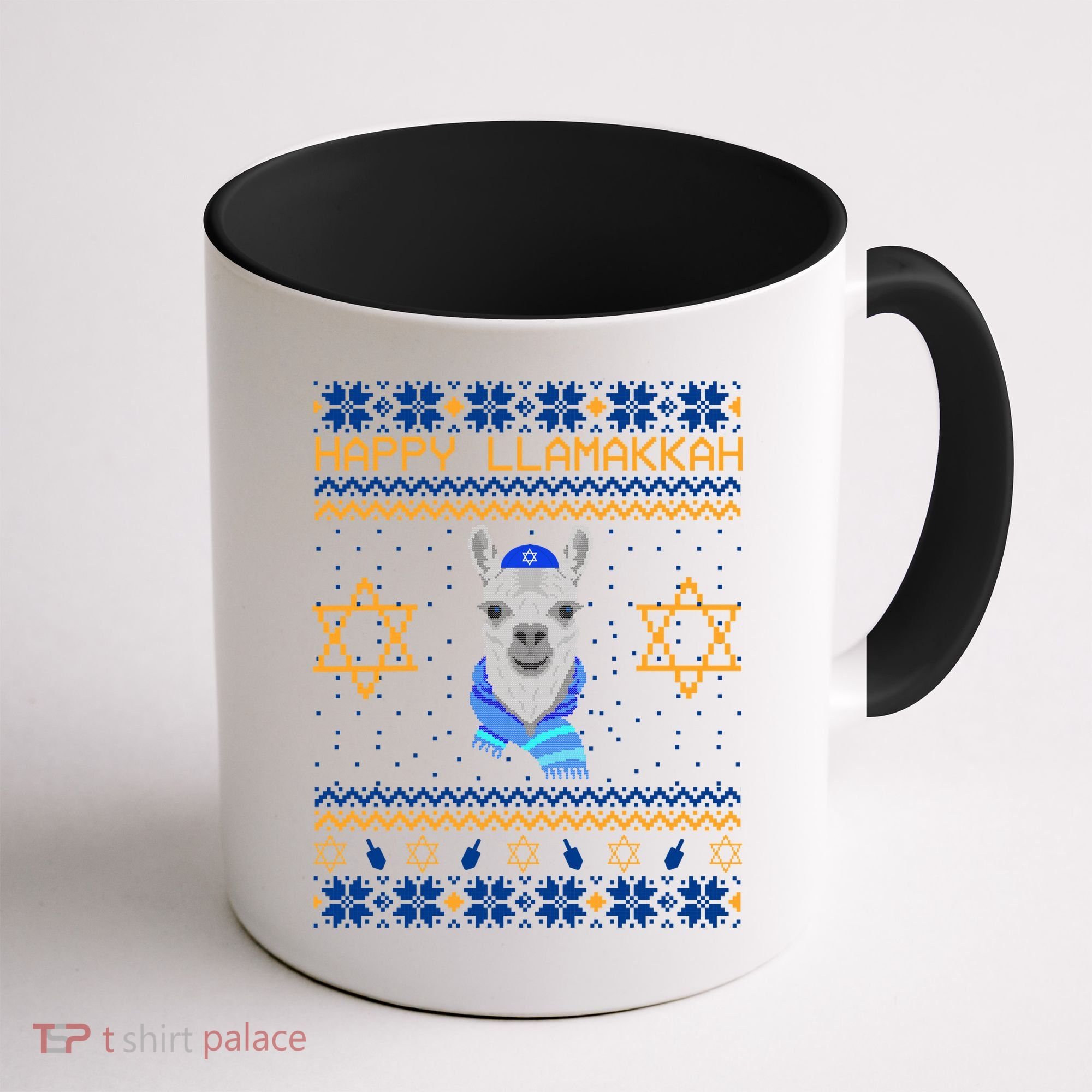 Happy Llamakah Ugly Hanukkah Coffee Mug