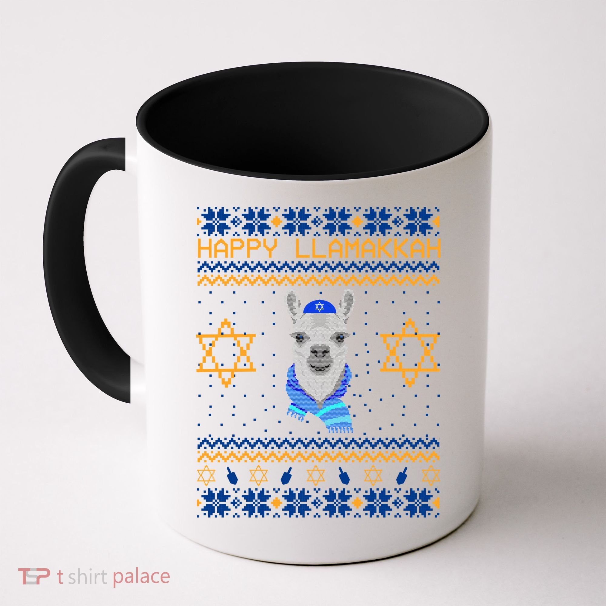 Happy Llamakah Ugly Hanukkah Coffee Mug