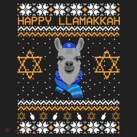 Happy Llamakah Ugly Hanukkah Tumbler thumb 3