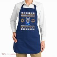 Happy Llamakah Ugly Hanukkah Apron thumb 2