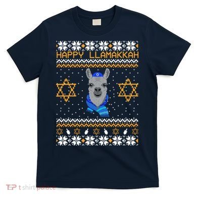 Happy Llamakah Ugly Hanukkah T-Shirt