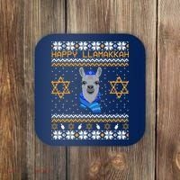 Happy Llamakah Ugly Hanukkah Coaster thumb 0