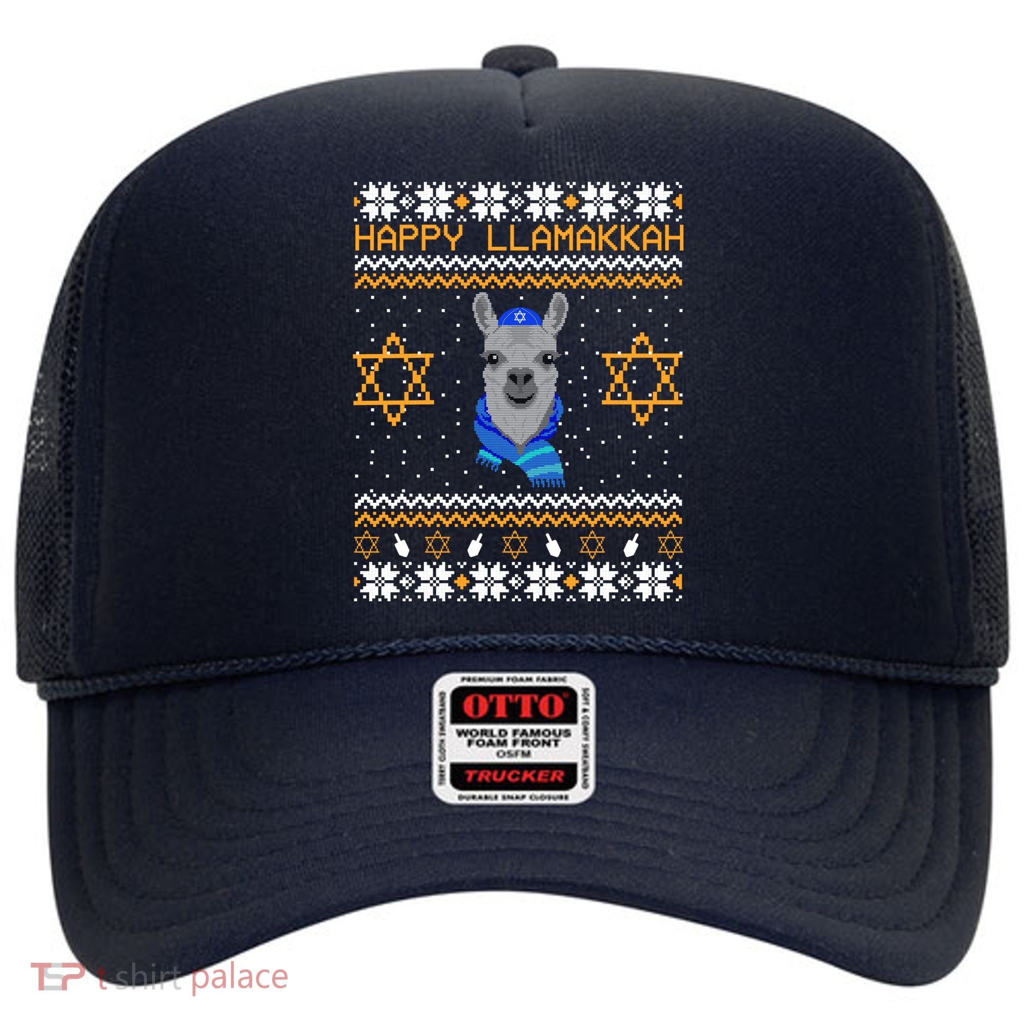 Happy Llamakah Ugly Hanukkah Hat