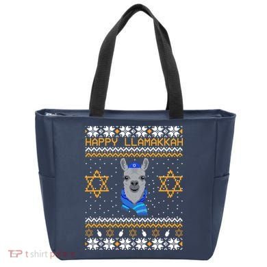 Happy Llamakah Ugly Hanukkah Tote Bag