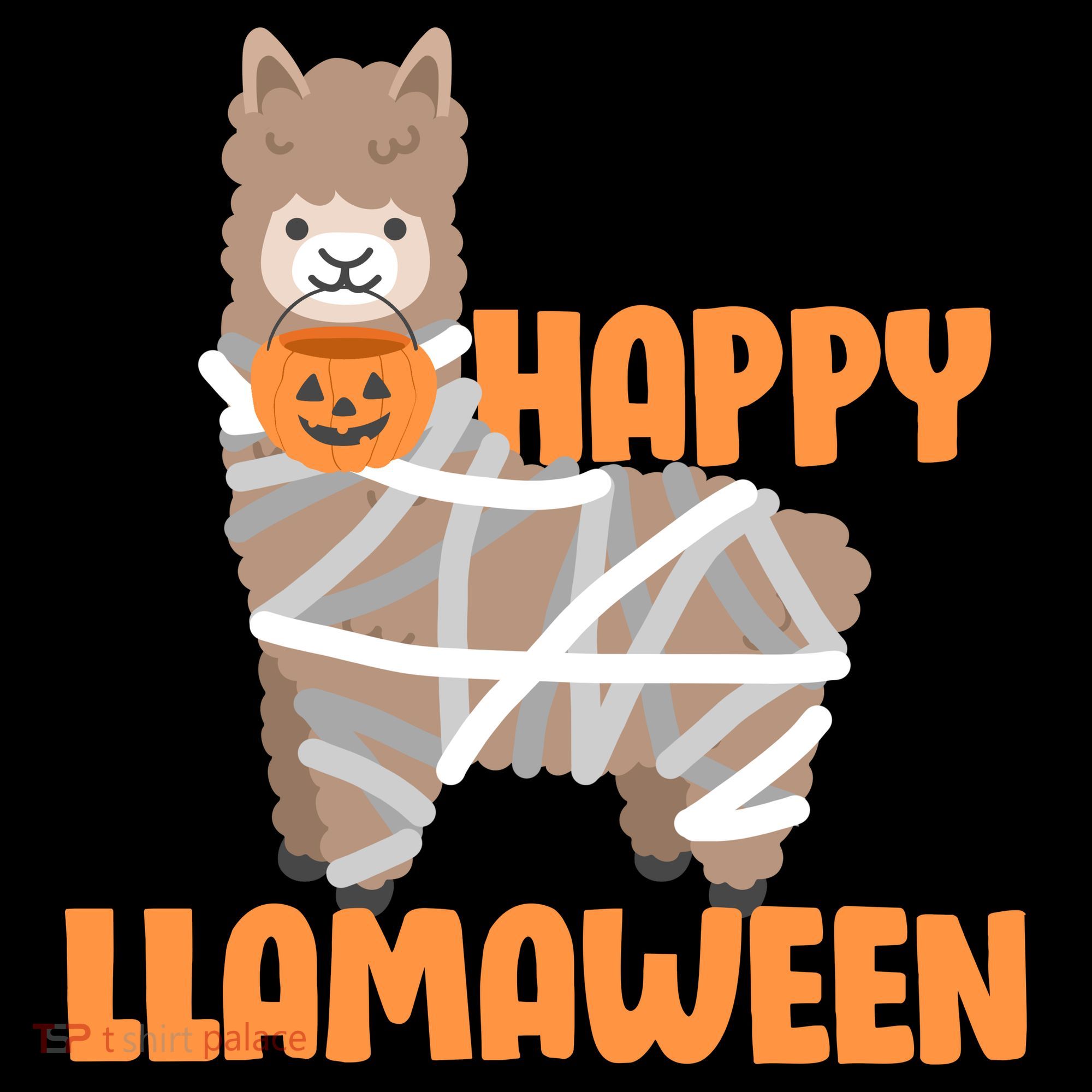 Happy Llamaween Llama Halloween Doggie Tank