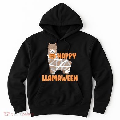 Happy Llamaween Llama Halloween Hoodie
