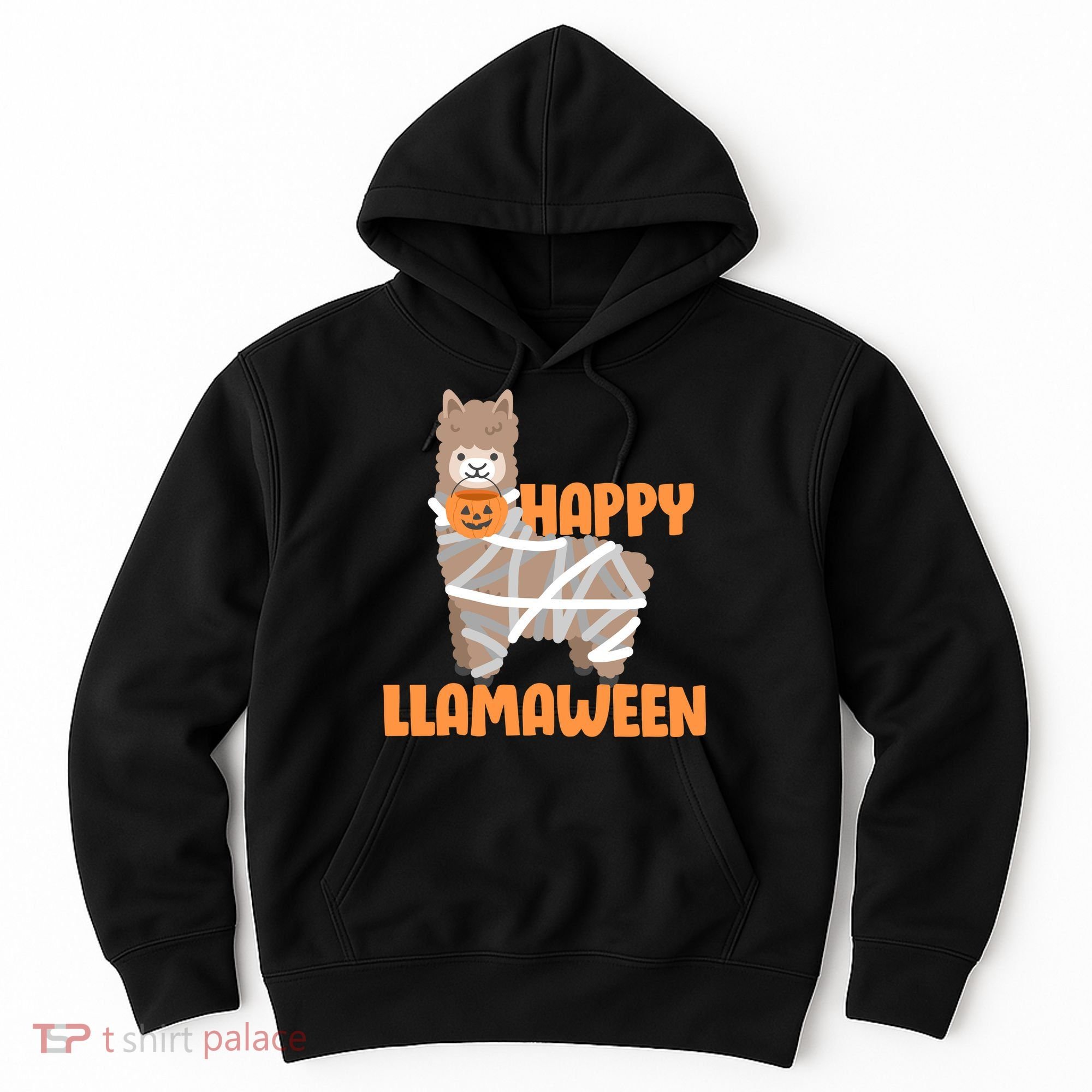 Happy Llamaween Llama Halloween Hoodie
